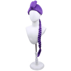 WTHCOS anime cosplay wig purple braid suits playful movie or party looks.