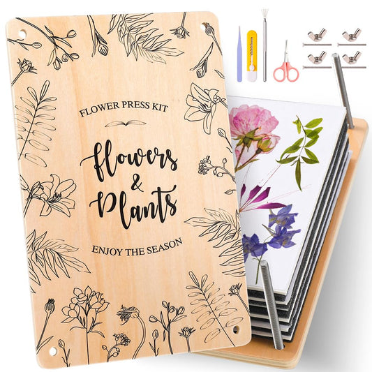wtisan Flower Press Kit with six-layer design for efficient preservation