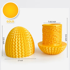 Wtohobby Mystery Egg Maze Box gold maze-challenge shot, engaging puzzle experience.