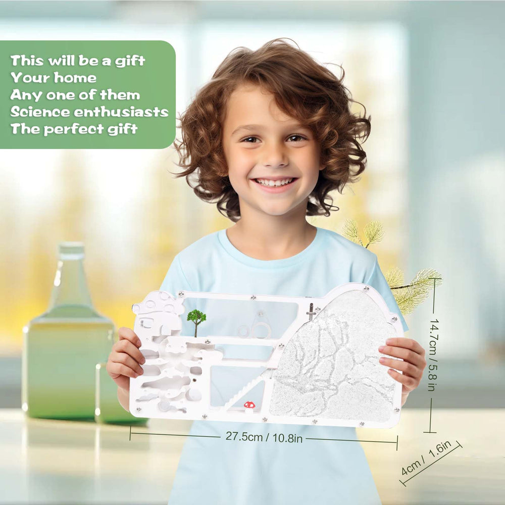 Wtsyant Ant Farm Castle includes an instruction manual for setup and care.