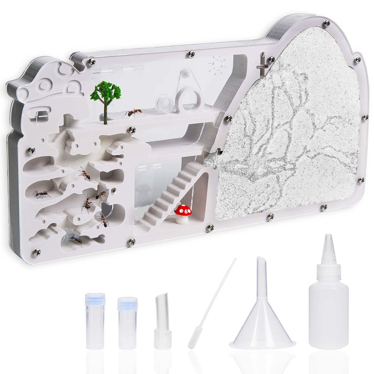 Wtsyant Ant Farm Castle with a large viewing area for clear colony observation.
