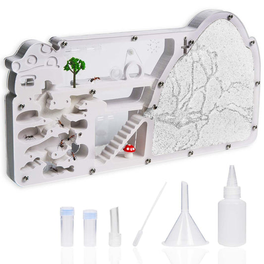 Wtsyant Ant Farm Castle with a large viewing area for clear colony observation.