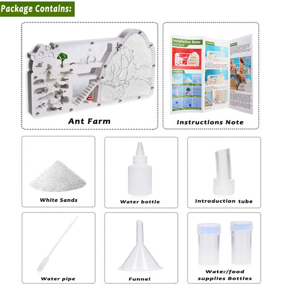 Wtsyant Ant Farm Castle emphasizes ventilation holes for air flow and containment.