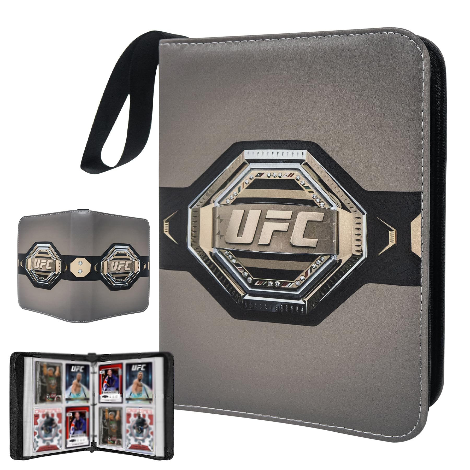 WTVIDAS 400-pockets binder cover keeps UFC cards organized and ready to view