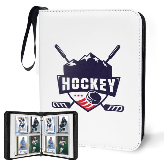 WTVIDAS 400-pocket hockey card binder cover keeps cards organized and protected on display