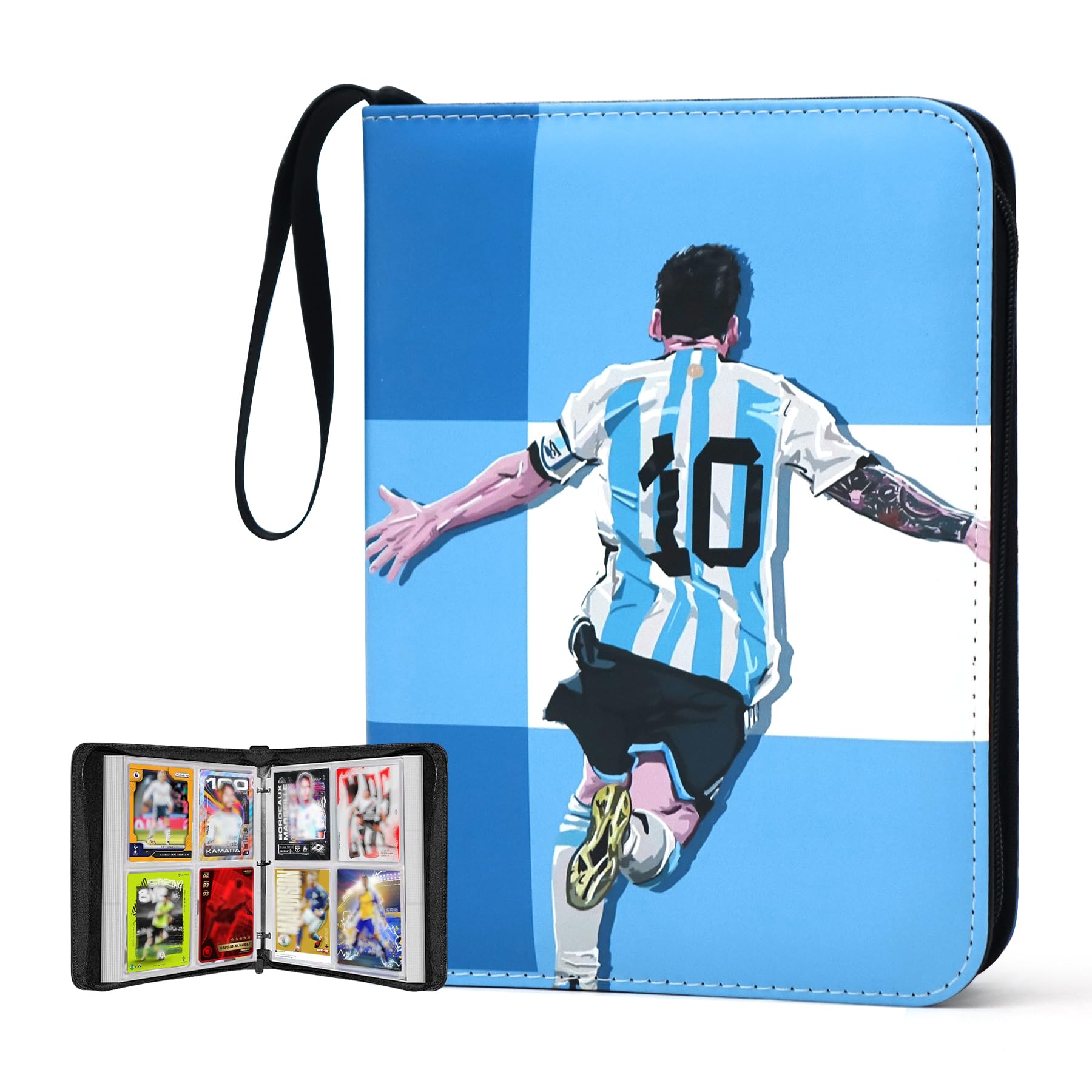 WTVIDAS 400-pocket binder cover protecting cards from dust