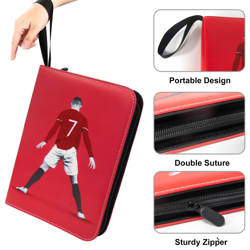 WTVIDAS binder with 3-ring design allows flexible page addition and removal