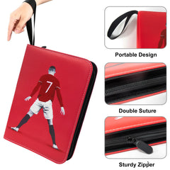 WTVIDAS binder with 3-ring design allows flexible page addition and removal