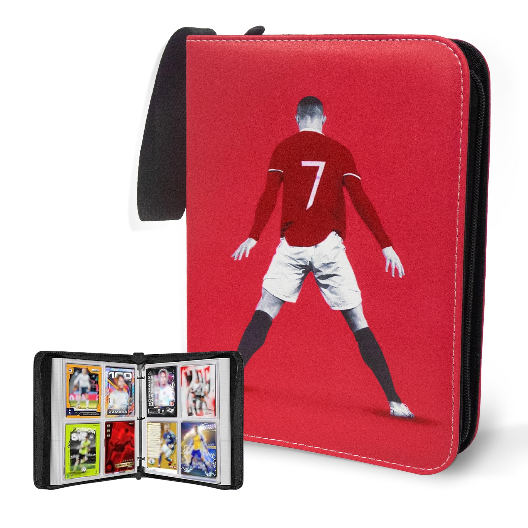 WTVIDAS soccer card binder cover in durable waterproof material for protected storage