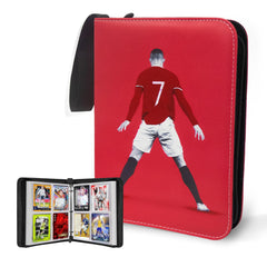 WTVIDAS soccer card binder cover in durable waterproof material for protected storage