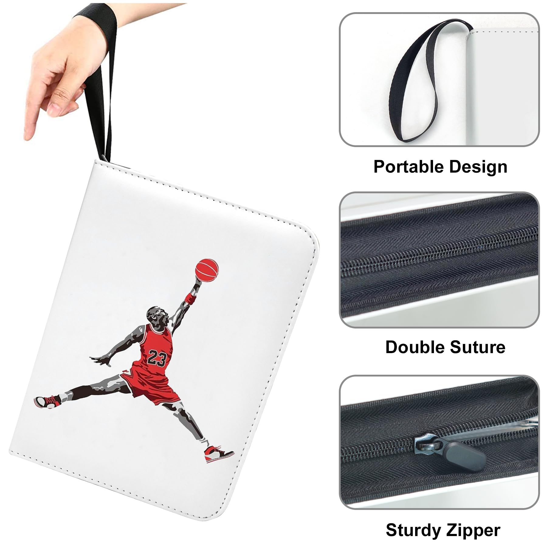 WTVIDAS three-ring metal clips enable easy removal and reorganization.