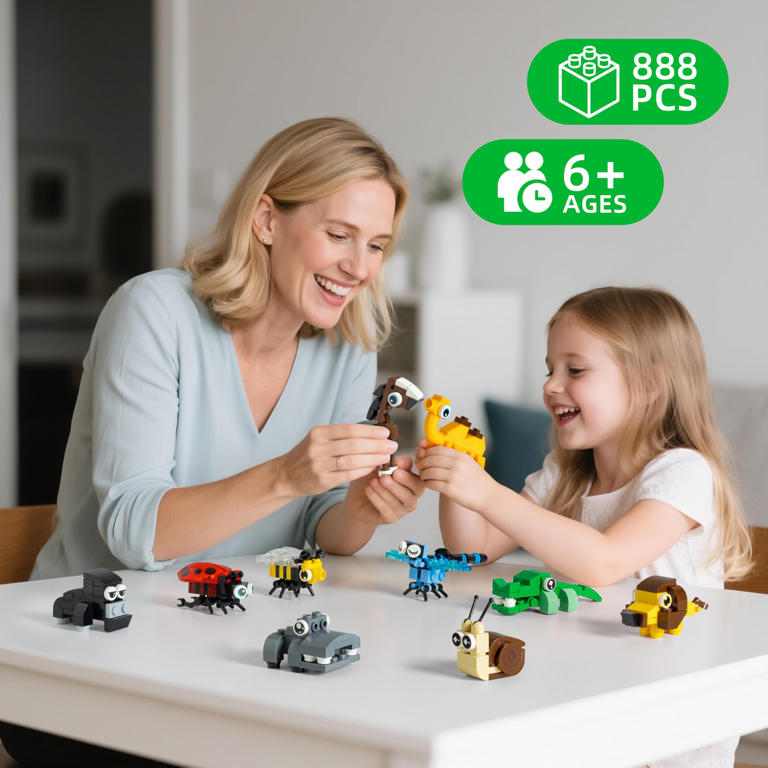 WuNian shark building blocks set sparks curiosity and fine motor practice.