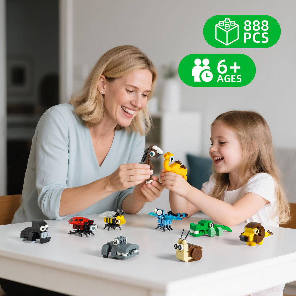 WuNian shark building blocks set sparks curiosity and fine motor practice.