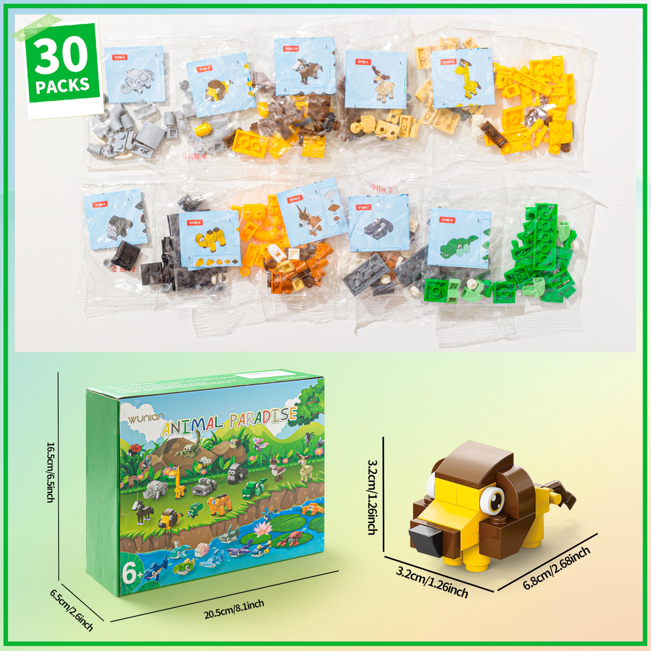 WuNian turtle building blocks set blends calm play with problem solving.