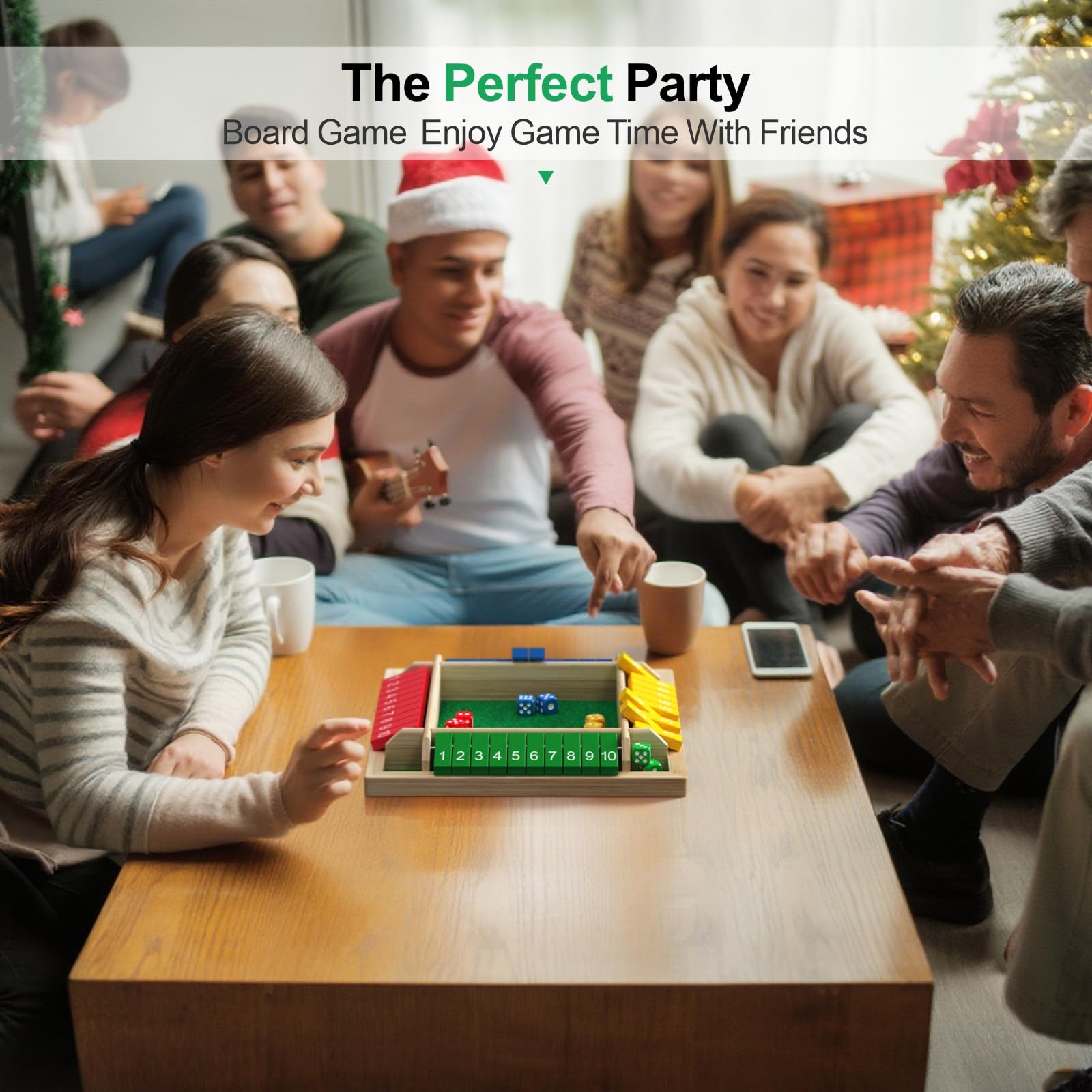 WUAGNCK Shut The Box education-friendly math practice for kids and adults