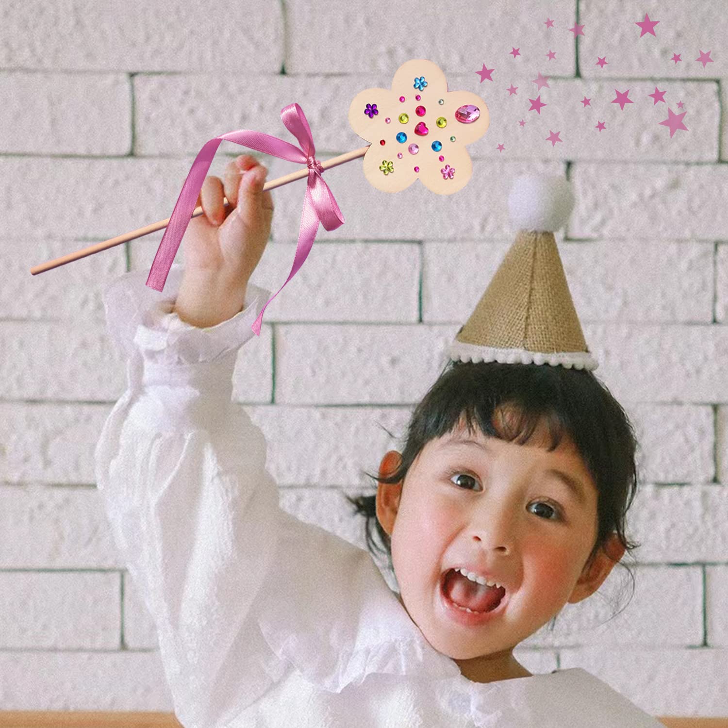 WUBOMJIO Princess Fairy Wands Kit complete set ideal for party favors and gifts