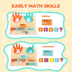 WudBudz number blocks (13) help build number sense and simple sums.