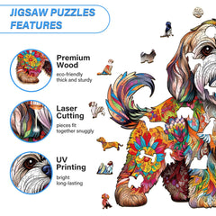 Wudhank unique puzzle shapes design highlights distinctive cuts for creative challenges