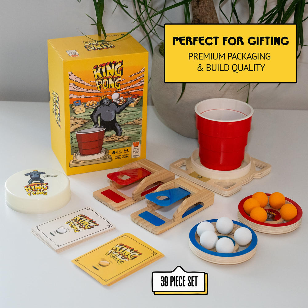 King Pong drawstring bag makes travel-ready storage