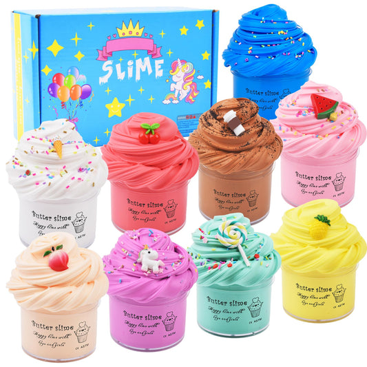 WUHUANIU unicorn charm slime for creative play and gifting.