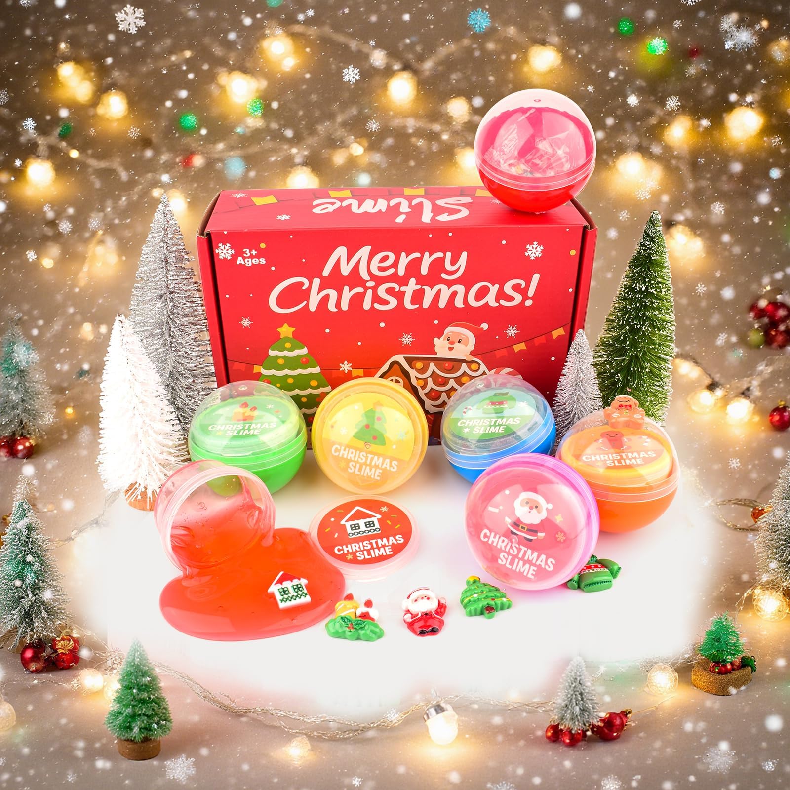 WUJYLY slime kit with assorted colors boosts creative color mixing