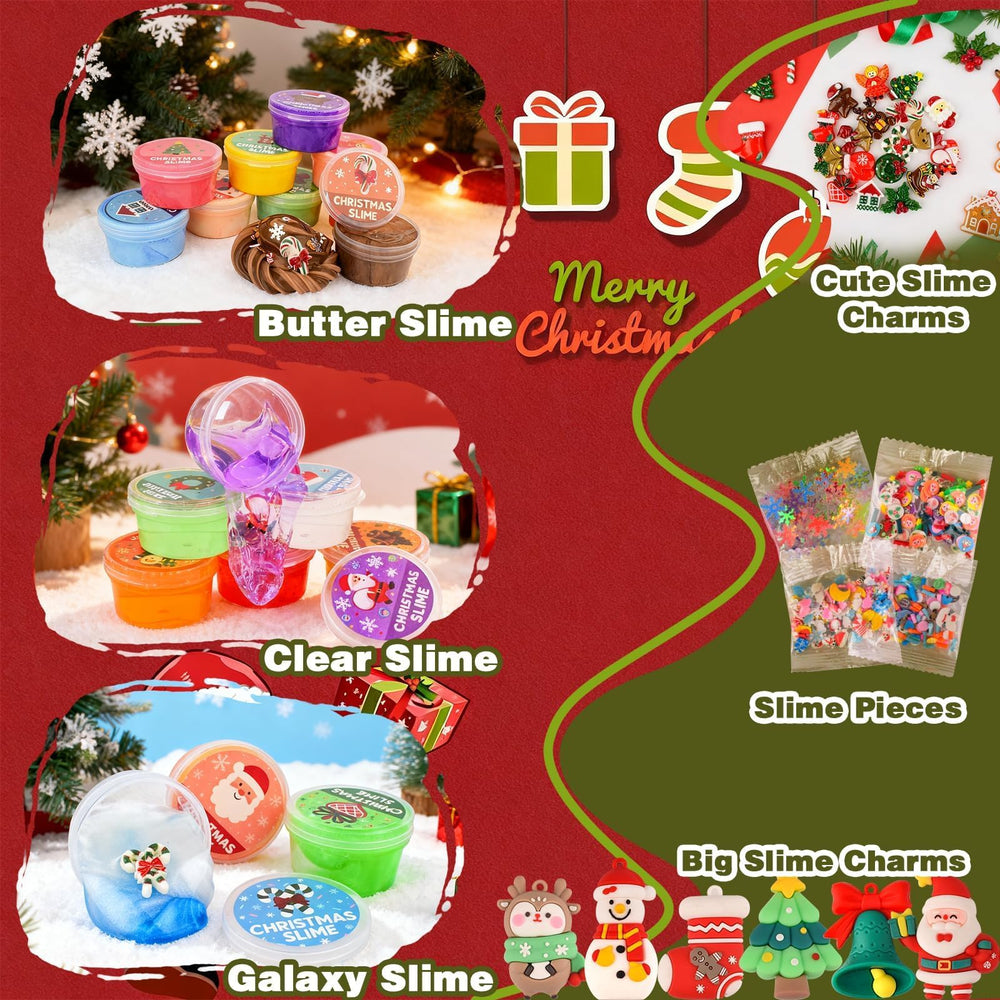 WUJYLY Christmas slime kit offers a fun stocking stuffer idea