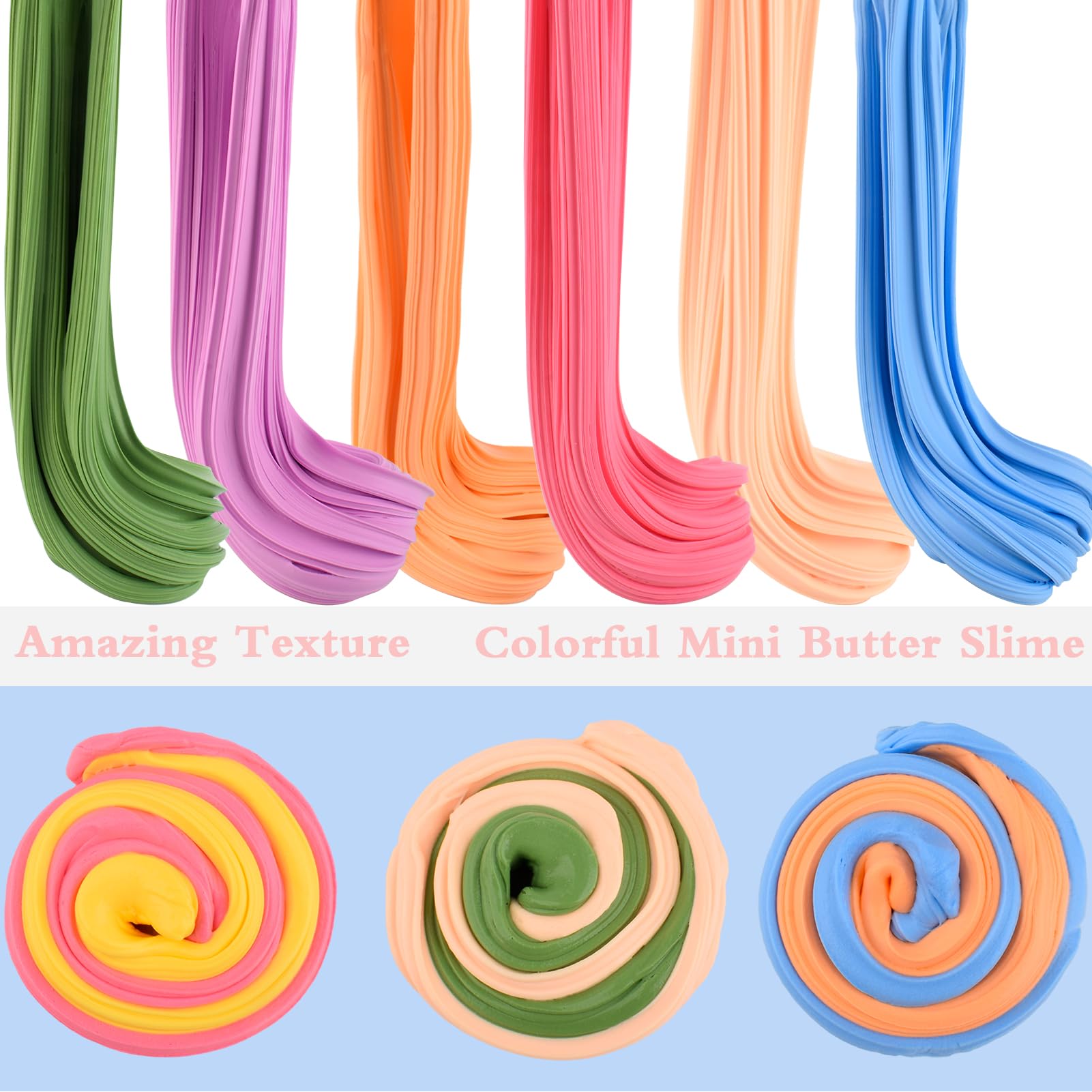 WUJYLY classroom prizes slime bulk set designed for group activities and rewards