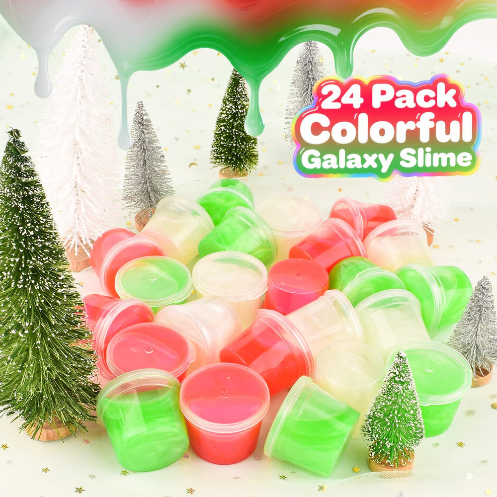 WUJYLY Galaxy Slime non-sticky formula keeps surfaces clean during play