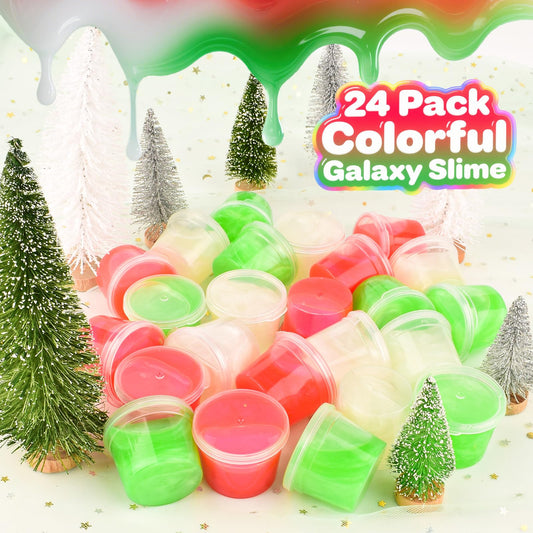 WUJYLY Galaxy Slime non-sticky formula keeps surfaces clean during play