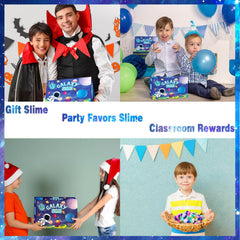 WUJYLY Galaxy Slime Kit ideal for birthday goodie bags and holiday gifts
