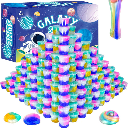 WUJYLY Galaxy Slime Kit cover image shows bold space colors for creative play