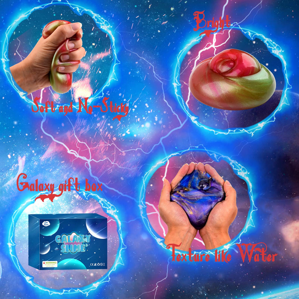 WUJYLY Galaxy Slime Party Favors provide fun take-home gifts for celebrations.