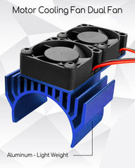 WUMZIJ VXL-3s dual fans with radiator connection for easy plug and play upgrade