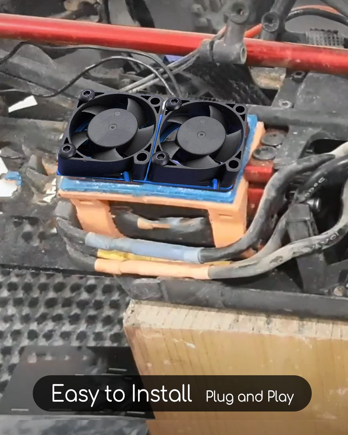 WUMZIJ VXL-3s blue cooling fans deliver faster heat dissipation for consistent performance