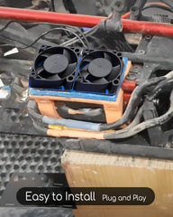 WUMZIJ VXL-3s blue cooling fans deliver faster heat dissipation for consistent performance