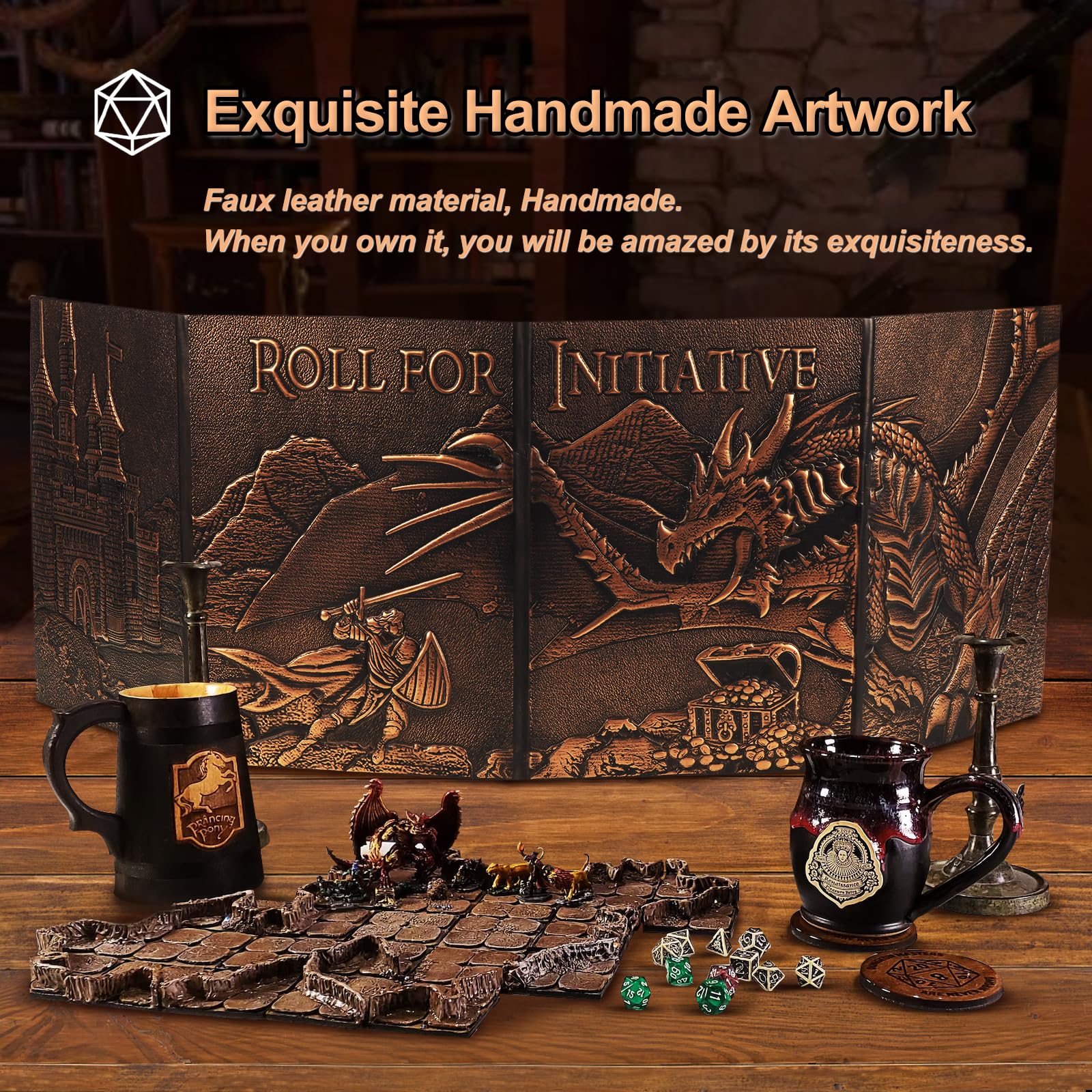 Wunhunew DND DM Screen presented as a gift for game masters