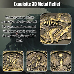 Wunhunew DND spinner dice finger-press stop enables quick rolling.