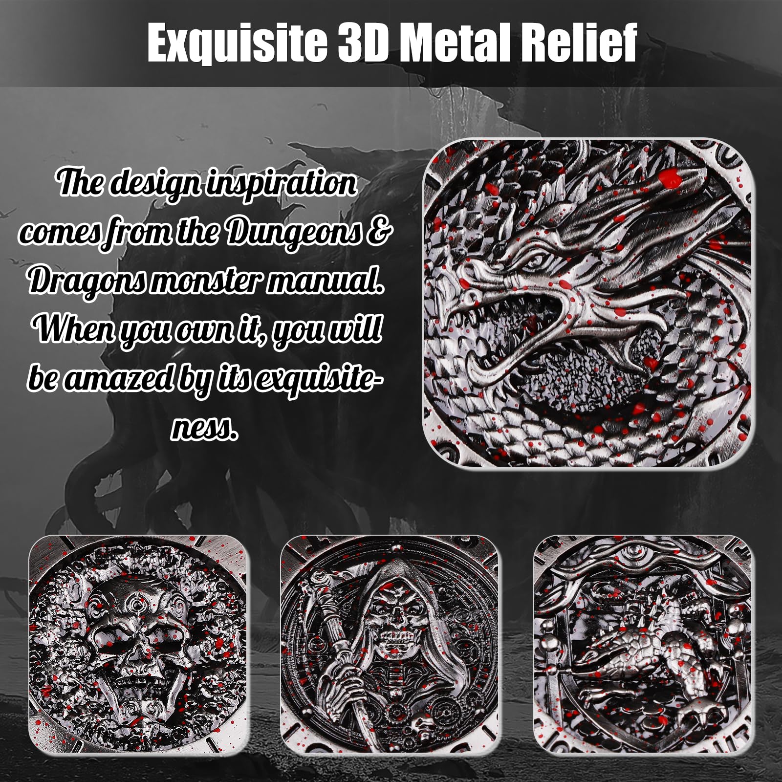 Wunhunew spinner dice internal gyroscope enables smooth spins and quick results.