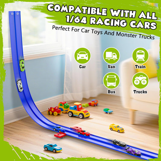 Wupuaait set includes alloy and pull-back cars for fast, engaging races