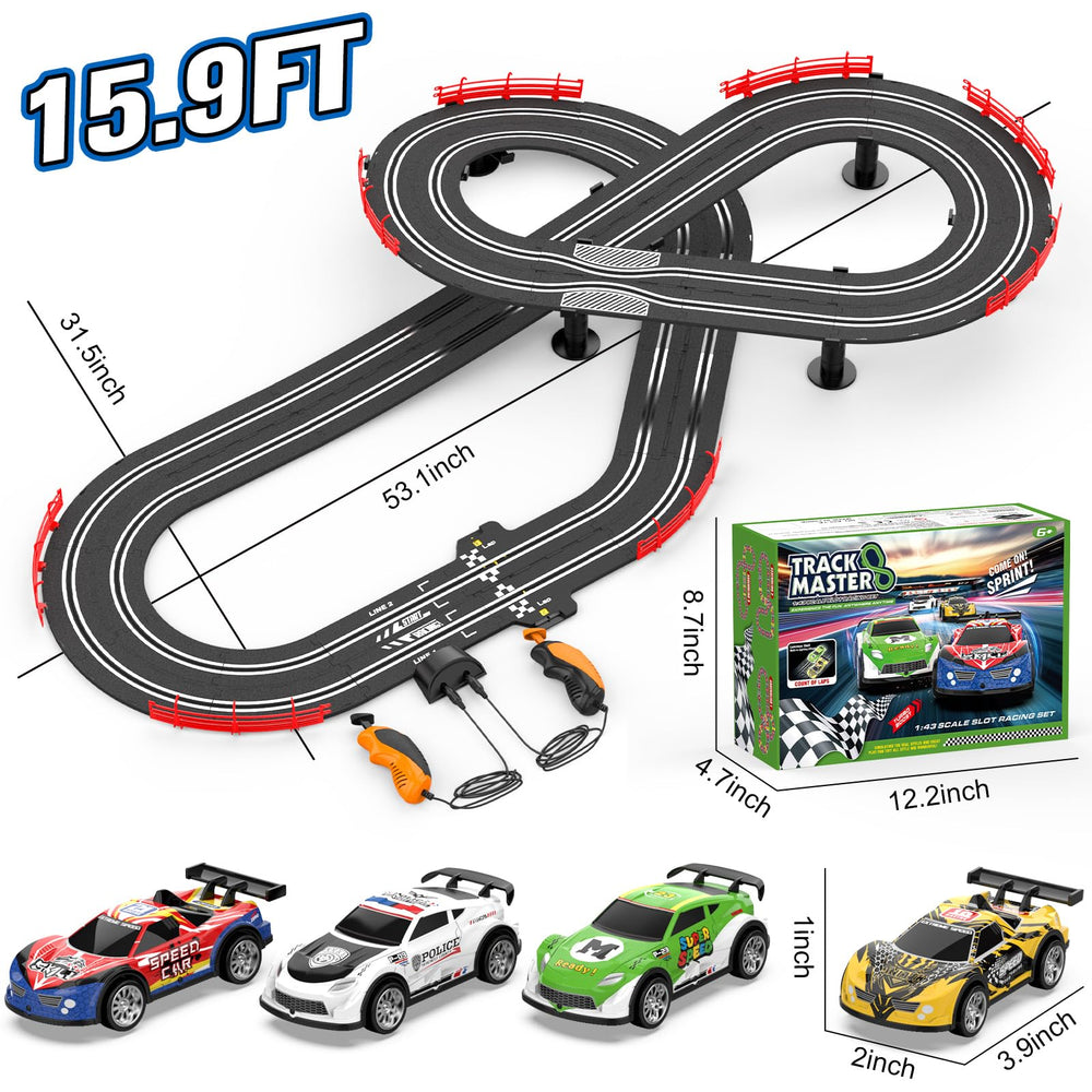 Wupuaait extended track layout offers more room for dramatic bends.