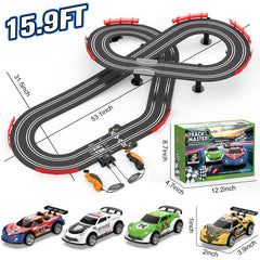 Wupuaait extended track layout offers more room for dramatic bends.