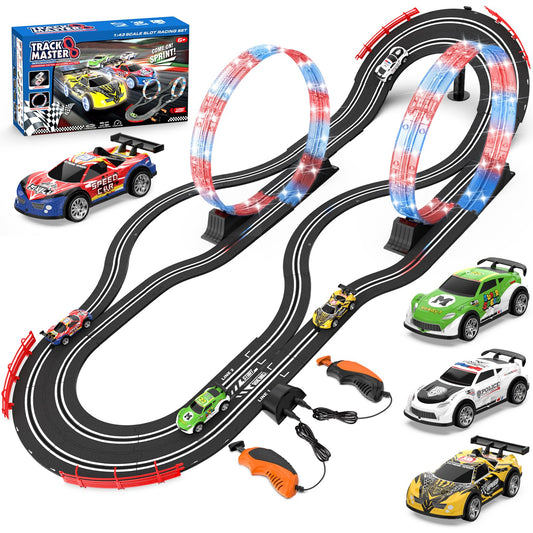 Wupuaait overpass circle loop for thrilling two-player racing at home.