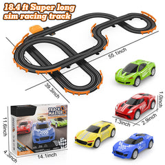 Wupuaait slot car track lap counter keeps real-time race progress.