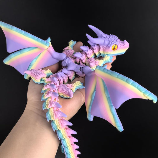 WUQIREN handcrafted antlered dragon texture for a decorative shelf accent.