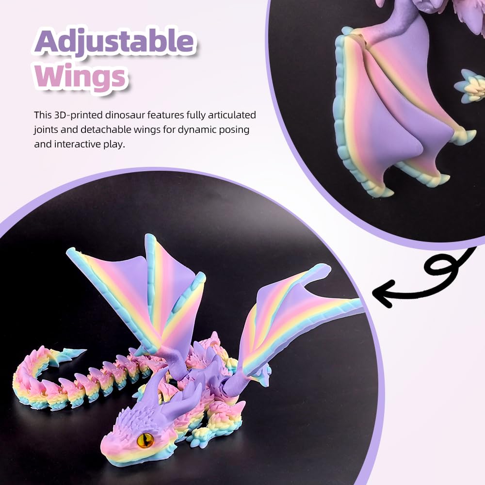 WUQIREN PLA material dragon ensures durable, refined details.