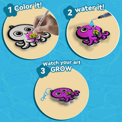 WurLoo 3D Art Kit enables color-to-3D transformation when water is added.