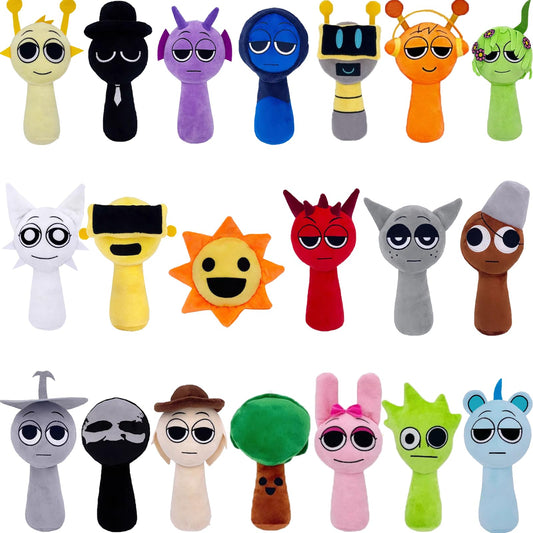 WUSIWUJIU Fit for Sprunki plush collection display for gifting
