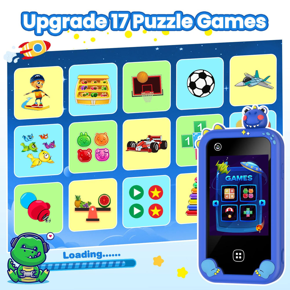 Wuszhor Kids Smart Phone learning games interface and icons