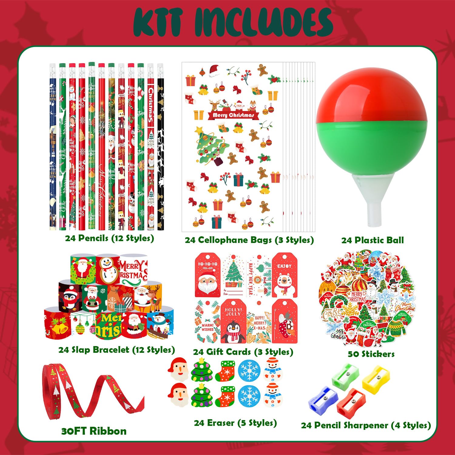 WUYEE lollipop balls, safe plastic treats perfect for stocking stuffers.
