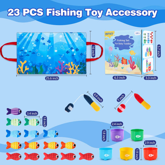 WVYXT fishing poles enable safe, cooperative play.